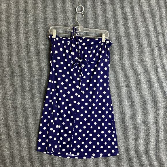 Hypnotik Womens Swim Dress Size XL Purple Polka Dot No Bottoms New Beach - Picture 2 of 7